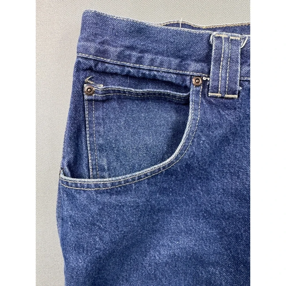 Texas‎ Tuff Mens Blue Denim Carpenter Workwear Jeans Hammer Loop 44x32